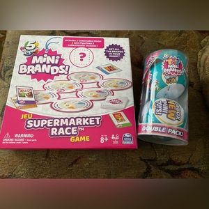 5 Surprise Mini Brands Supermarket Race Game, Double Pack Toy Mini Brands NEW